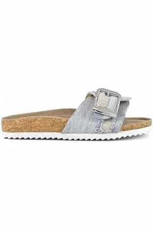 Colors of California Sandaler Monoband sandal cork denim