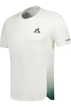 Le Coq Sportif T-shirts & Polo-t-shirts TENNIS PRO TEE SS 24 N°3 M MARSHMALLOW