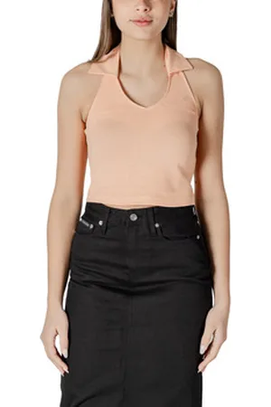 Calvin Klein Bluser HALTERNECK POLO COLLAR TOP J20J225320