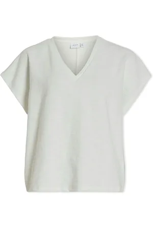 VILA Bluser Top Amy - Snow White