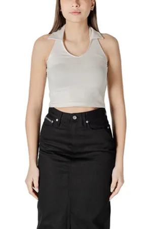 Calvin Klein Bluser HALTERNECK POLO COLLAR TOP J20J225320