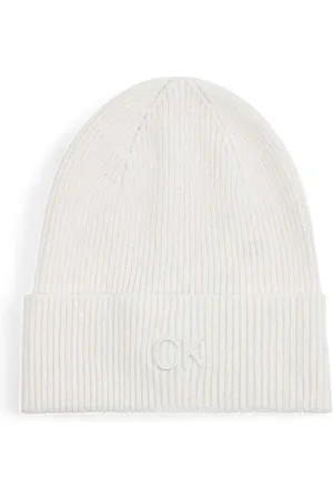 Calvin Klein Huer CK EMBROIDERY FINE RIB BEANIE K60K612590