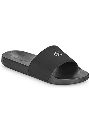 Calvin Klein Badesandaler SLIDE MONOGRAM HARDWARE