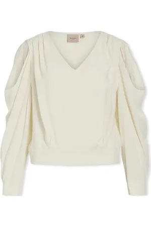 VILA Bluser Top Johanne LS - Birch