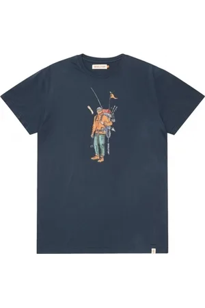 RVLT T-shirts & Polo-t-shirts Regular T-Shirt 1333 HIK - Navy