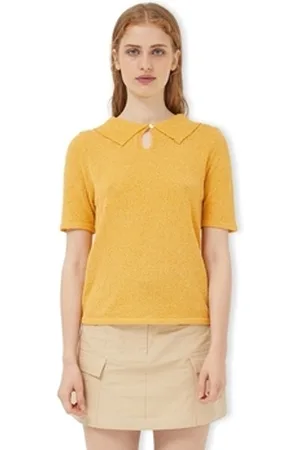 Compañía fantástica Bluser COMPAÑIA FANTÁSTICA Knit 10223 - Mustard