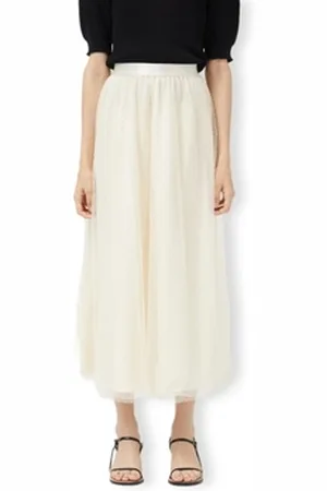 Compañía fantástica Korte nederdele COMPAÑIA FANTÁSTICA Skirt 11008 - Ecru