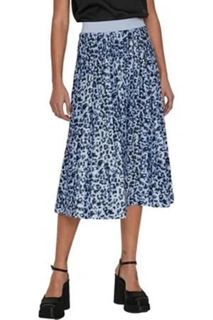 VILA Korte nederdele Noos Skirt Nitban - Kentucky Blue