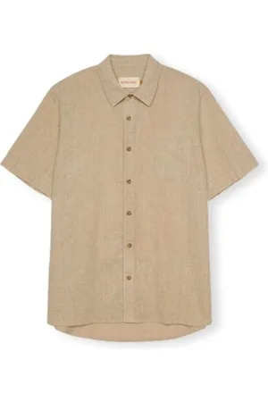 RVLT Skjorter m. lange ærmer Loose Shirt S/S - Orange
