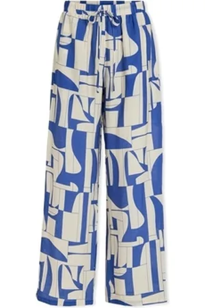 VILA Bukser Sasja Trousers - Birch/Beaucoup