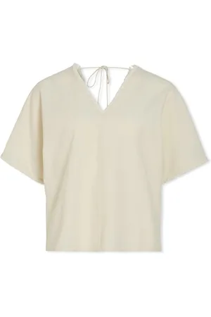 VILA Bluser Top Lorena - Birch