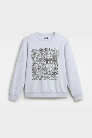 Vans Sweatshirts SKOOL DOODLE FT RELAXED CREW