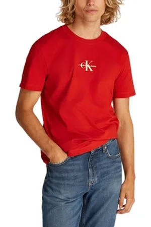 Calvin Klein Polo-t-shirts m. lange ærmer MONOLOGO TEE J30J325649