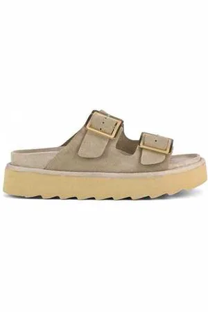 Colors of California Sandaler Platform sandal in leather