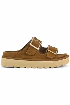 Colors of California Sandaler Platform sandal in leather