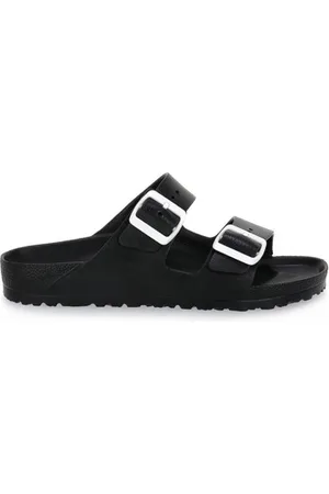 Birkenstock Tøfler ARIZONA EVA BLACK WHITE CALZ S
