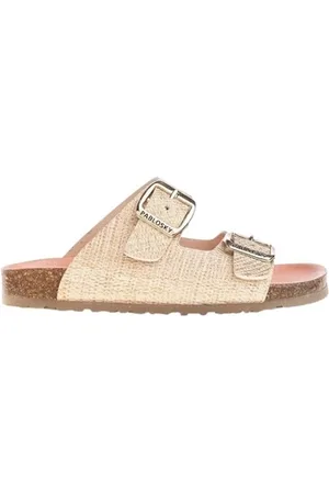Pablosky Sandaler til børn Bio Rafia Kids Sandals 440533 - Beige-Oro