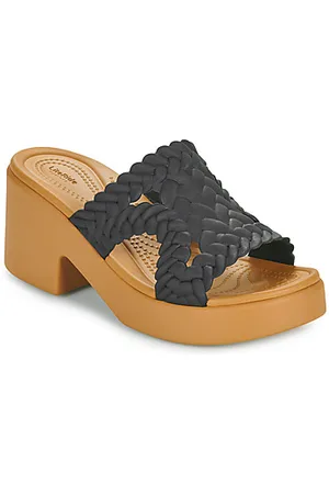 Crocs Tøfler Brooklyn Woven Slide Heel