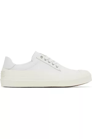 DRIES VAN NOTEN Mænd Sneakers - White Calfskin Low-Top Sneakers