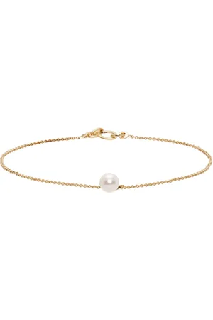 SOPHIE BILLE BRAHE Gold Akoya Palme De Pied Anklet