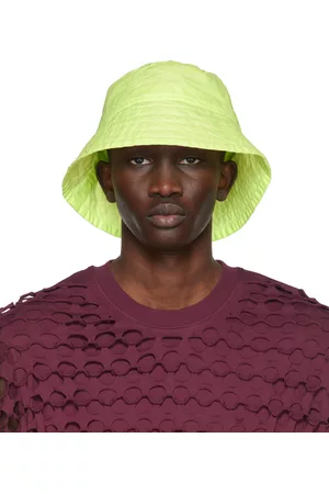 DRIES VAN NOTEN Mænd Hatte - Green Nylon Bucket Hat