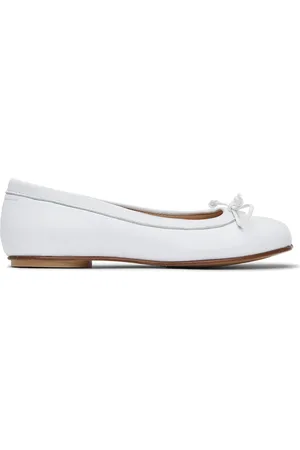 MM6 MAISON MARGIELA Kids White Leather Flats