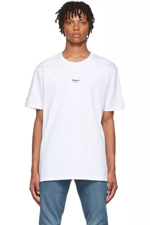 Alexander McQueen Mænd Kortærmede - White Graffiti T-Shirt