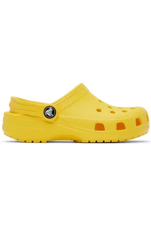 Crocs Kids Yellow Classic Clogs