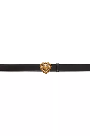 Dolce & Gabbana Kvinder Bælter - Black Devotion Belt