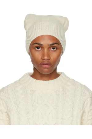 DRIES VAN NOTEN Off-White Wool Beanie
