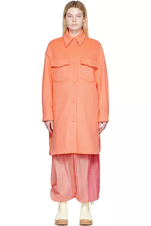 Stella McCartney Kvinder Vinterfrakker - Orange Kerry Coat