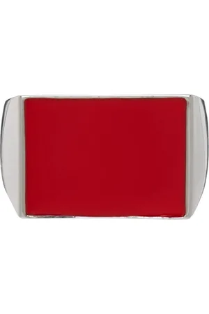 DRIES VAN NOTEN Red Signet Ring