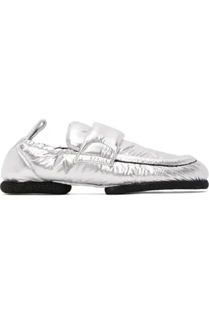 DRIES VAN NOTEN Silver Padded Loafers