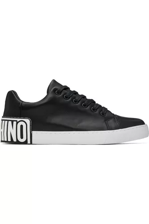 Moschino Mænd Sneakers - Black Maxi Logo Sneakers