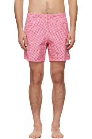 Alexander McQueen Mænd Badeshorts - Pink Skull Dots Swim Shorts