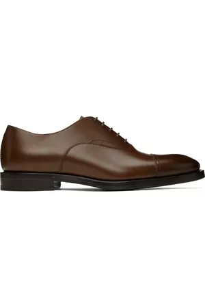 Brunello Cucinelli Mænd Pæne sko - Brown Lace-Up Oxfords
