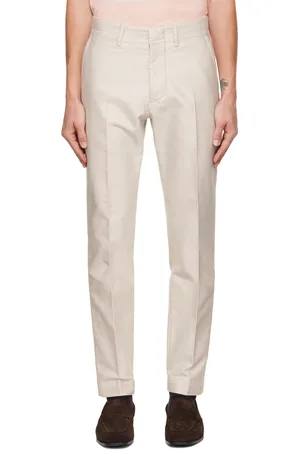 TOM FORD Off-White Military Trousers