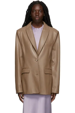 The Mannei Leather Kerak Blazer