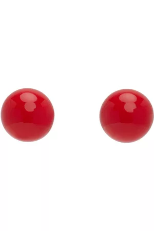 DRIES VAN NOTEN Mænd Øreringe - Red Ball Earrings