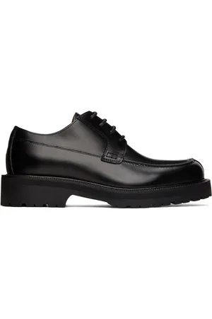 Dries Van Noten Black Leather Derbys