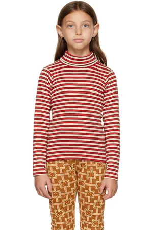 Misha & Puff Kids Red Striped Long Sleeve T-Shirt