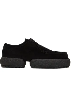 DRIES VAN NOTEN Black Suede Derbys