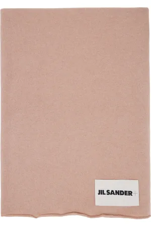 Jil Sander Pink Patch Scarf