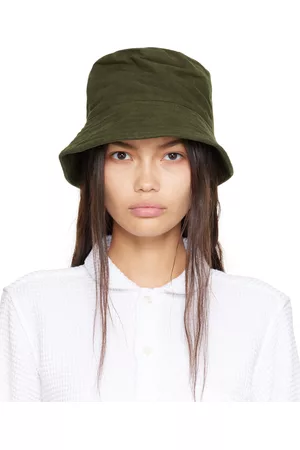 ENGINEERED GARMENTS Kvinder Hatte - Khaki Asymmetrical Bucket Hat