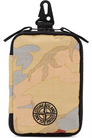 Stone Island Mænd Bælter - Beige & Red Camo Pouch