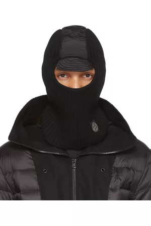 Stone Island Mænd Tørklæder - Black Wool Balaclava