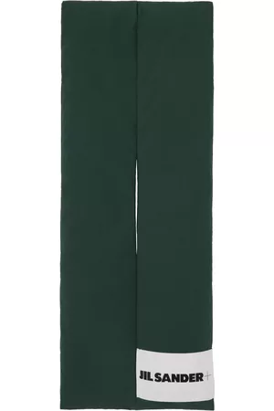 Jil Sander Blue Patch Down Scarf