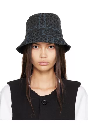 ENGINEERED GARMENTS Kvinder Hatte - Black Jacquard Bucket Hat