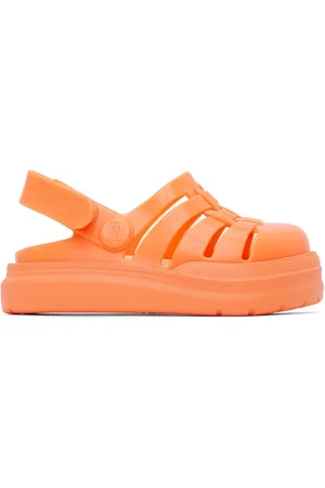 Mini Melissa Baby Orange Sunday Flats