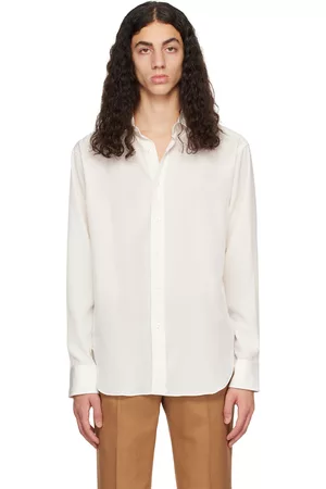 Tom Ford Mænd Accessories - White Dotted Shirt